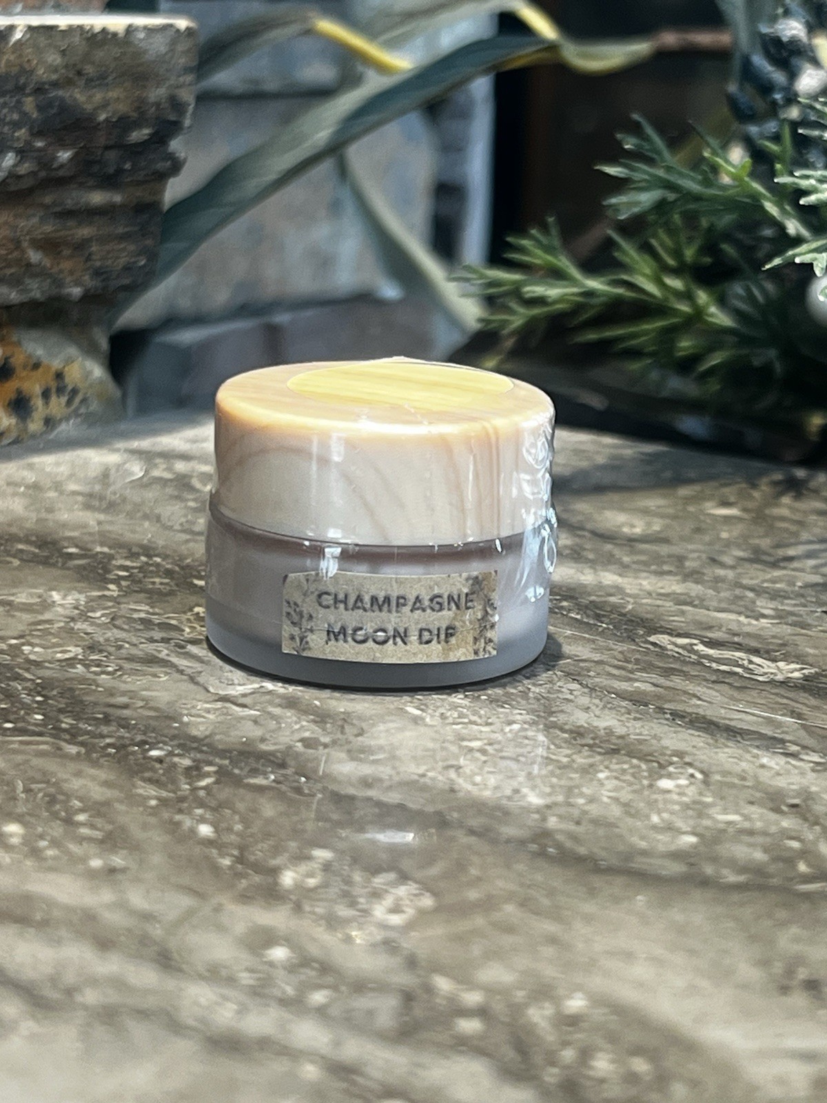 FarmHouse Fresh Champagne Moon Dip  .2 oz/5 gram frosted jar