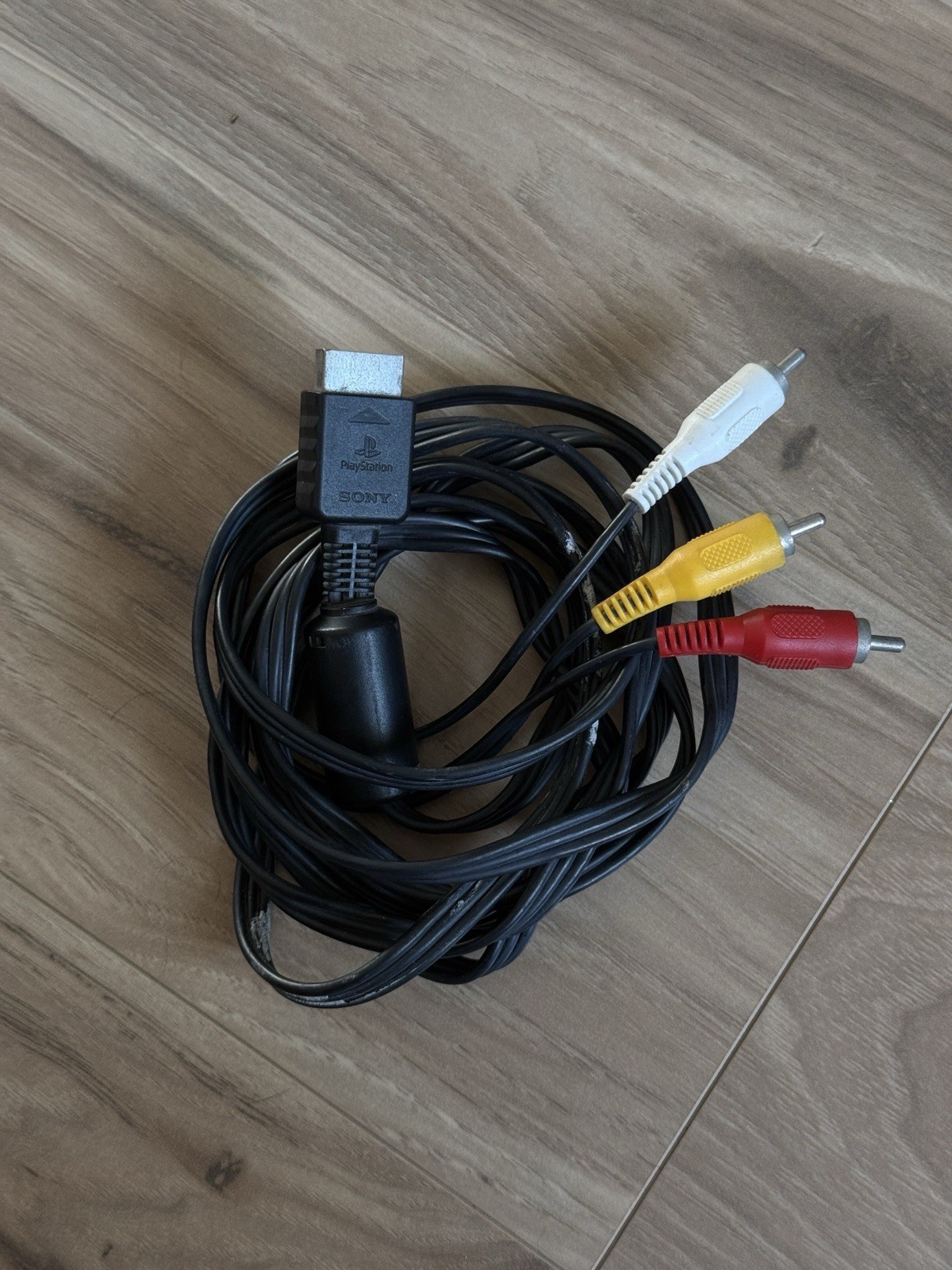 Genuine OEM Original Sony PlayStation PS1 PS2 AV Audio Video Cable RCA Component