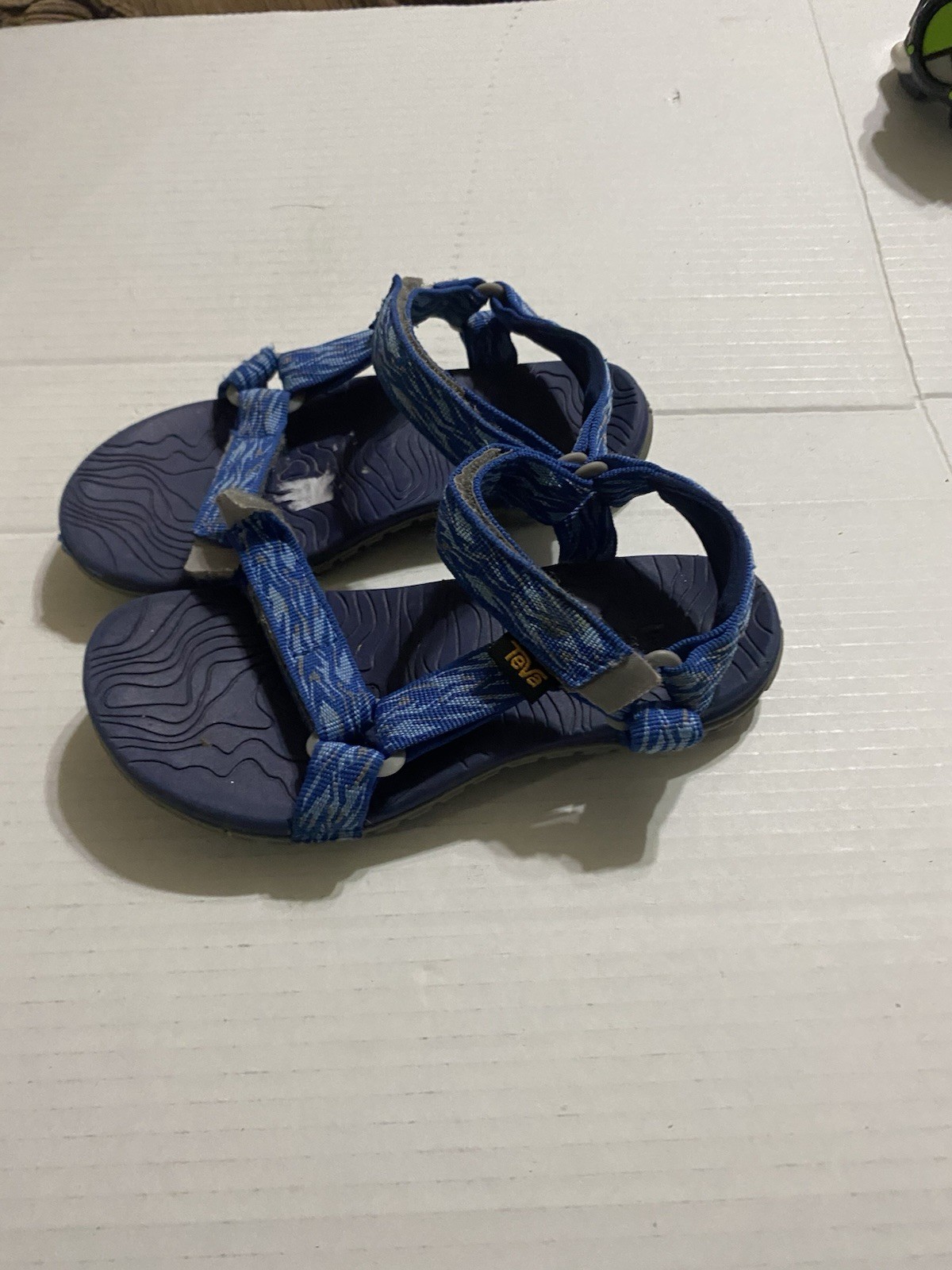 Kids Teva Universal Sandals Size 1 Blue Strap Adjustable