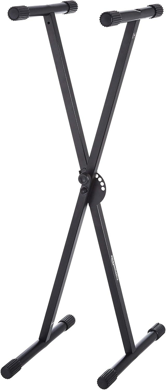 Keyboard and Piano Stand, Adjustable Height, Portable Single-X-Shape, Stable Ste