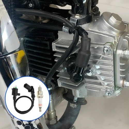 High Performance Racing Ignition Coil and Spark Plug Set for 50cc 125cc 150cc Mo