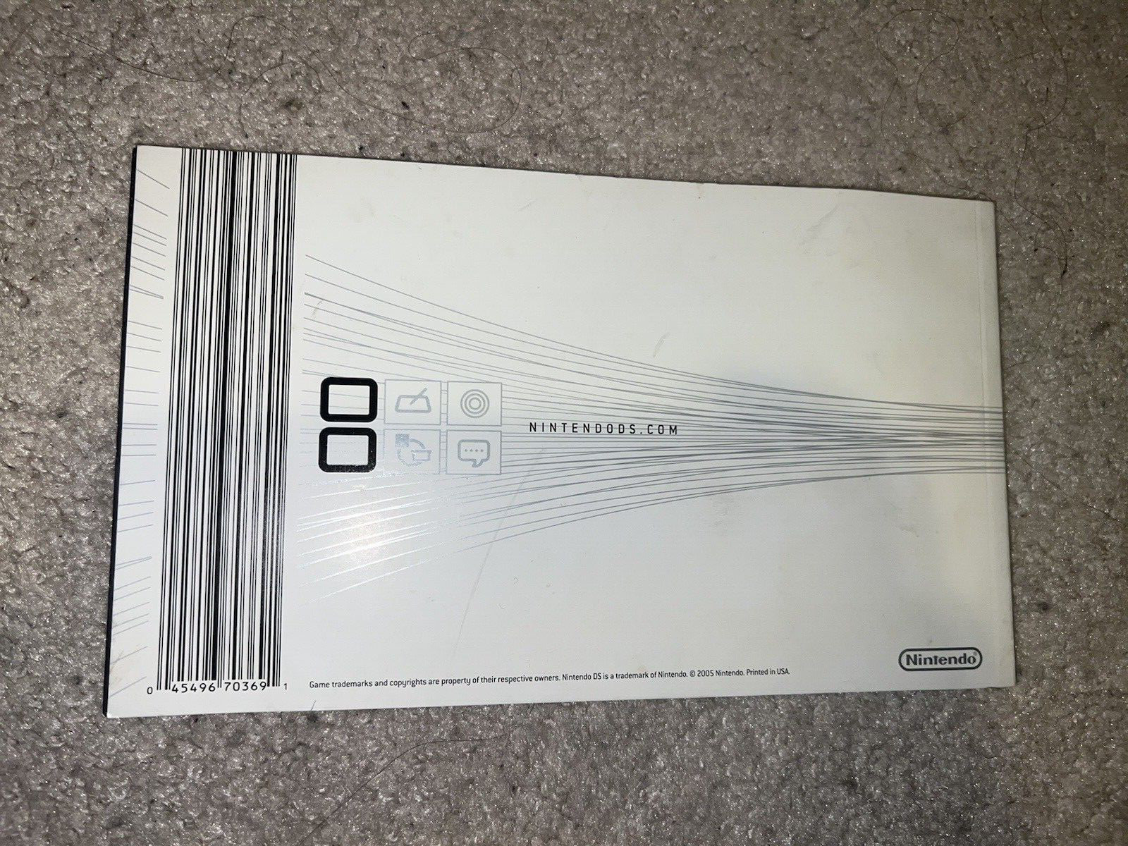 Vintage Nintendo DS 2005 Advertisement Catalog