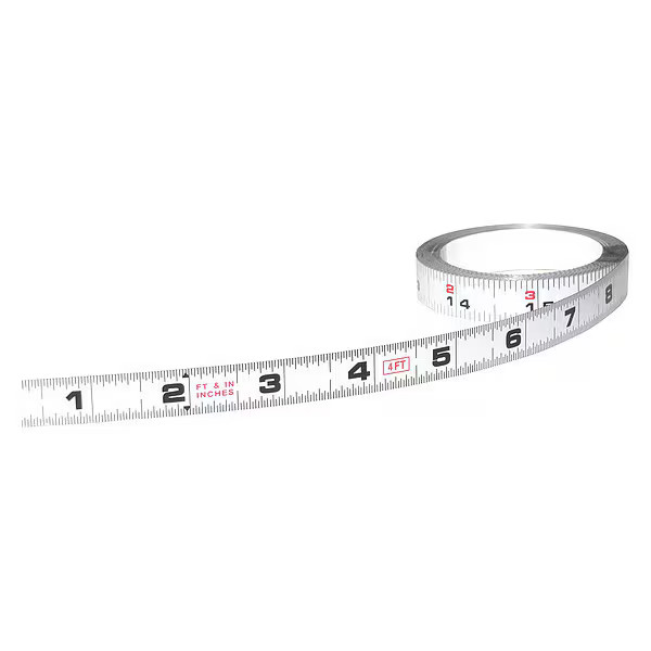 U.S. Tape 48 in Adhesive Tape Measure, 1/2 in Blade 50019 U.S. Tape 50019