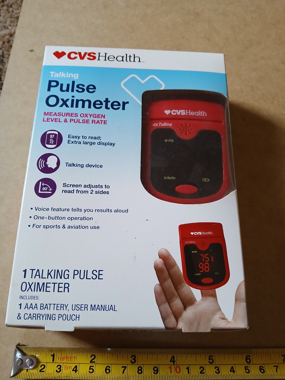 CVS Health Pulse Oximeter - NOS