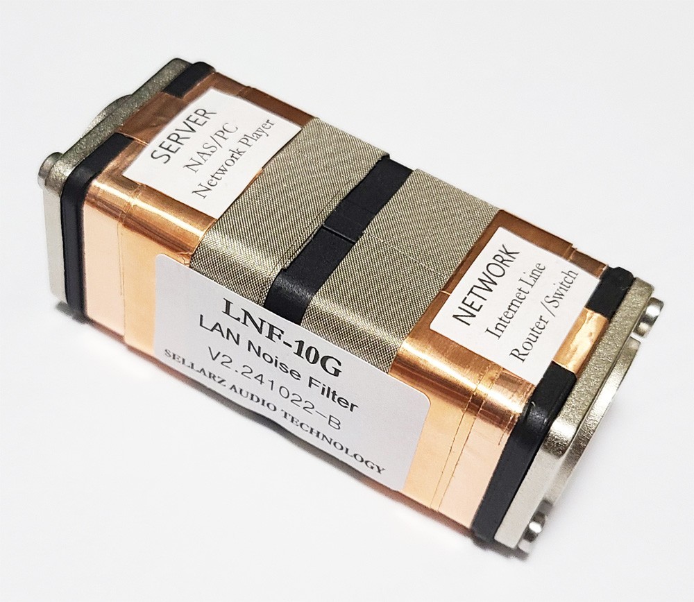 LNF-10G: 10Gbps LAN Noise Filter for Music Server, Eliminate Transmission Noise