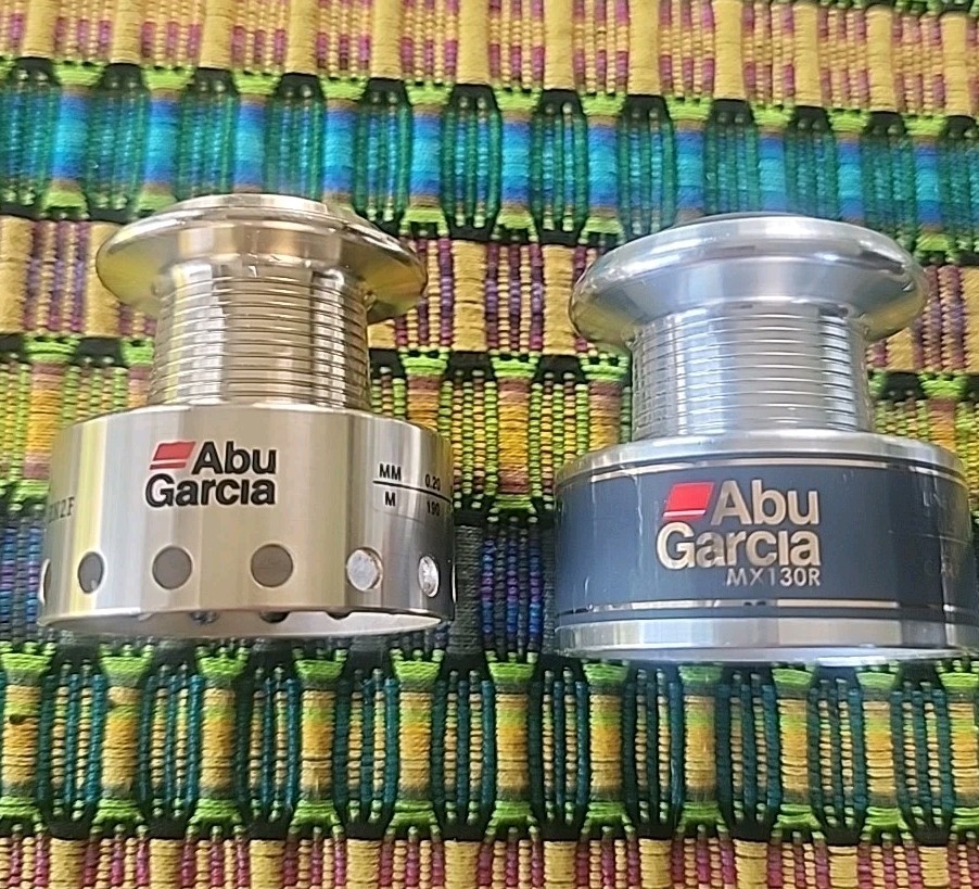 Lot of 2 Abu Garcia Spinning Reel Spools Fishing