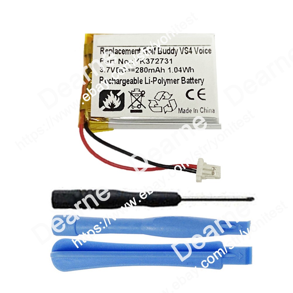 YK372731 Battery for Golf Buddy Voice, Voice+, VS4, Voice 2 GPS Range Finder