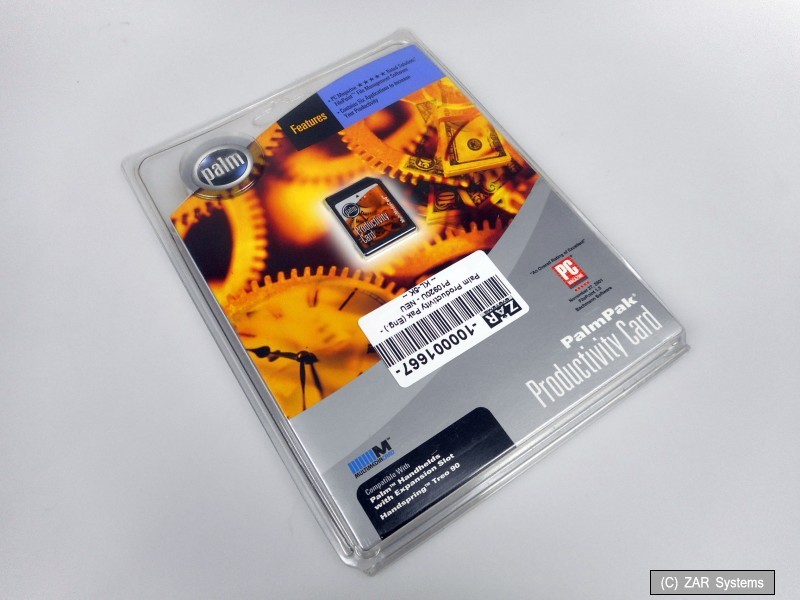 Palm Productivity Pack English P10920U PalmPak, Multimedia Card for PDA, NEW
