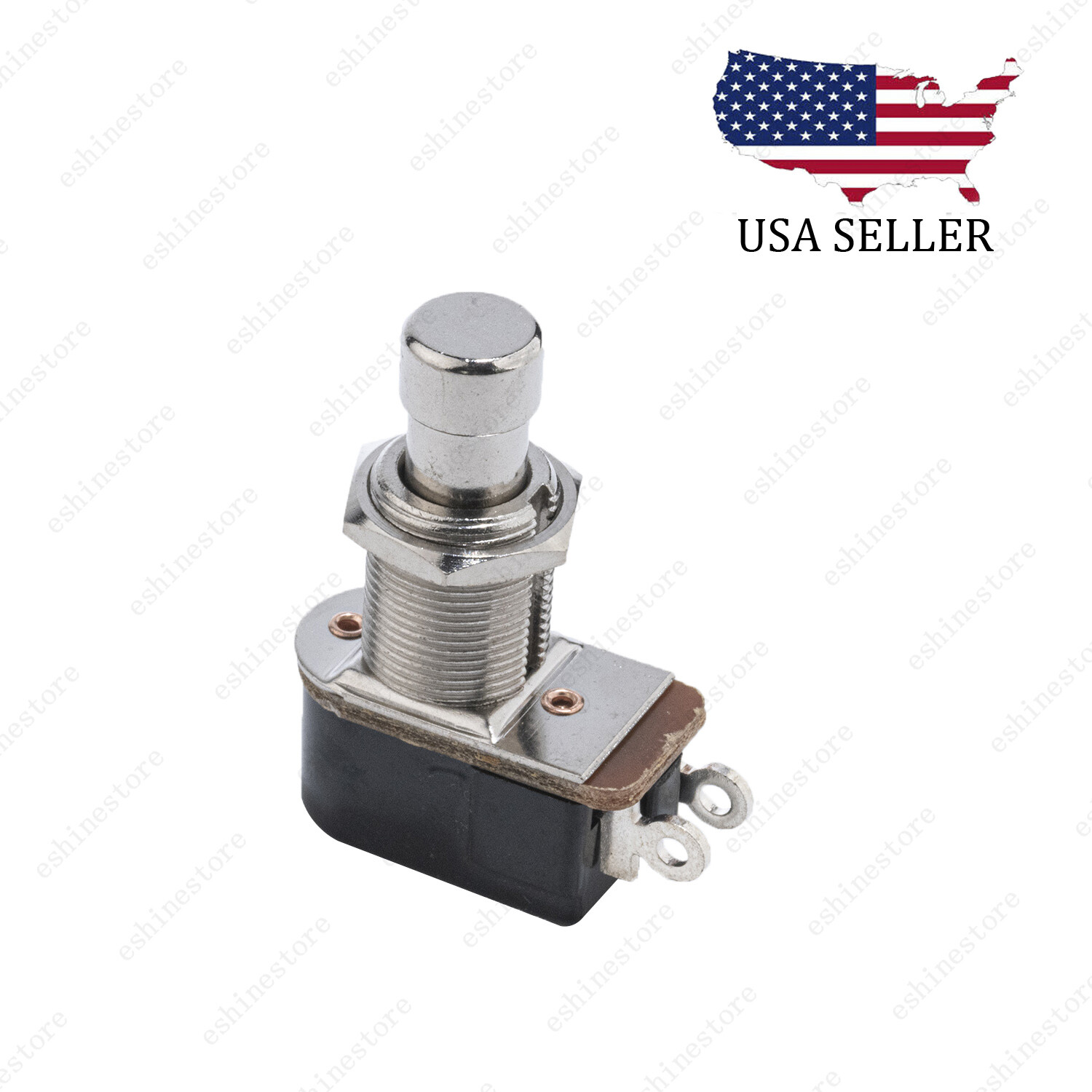 1 Pcs 2-Pin SPST Momentary Push Button Guitar Effect Pedal Foot Switch OFF(ON)