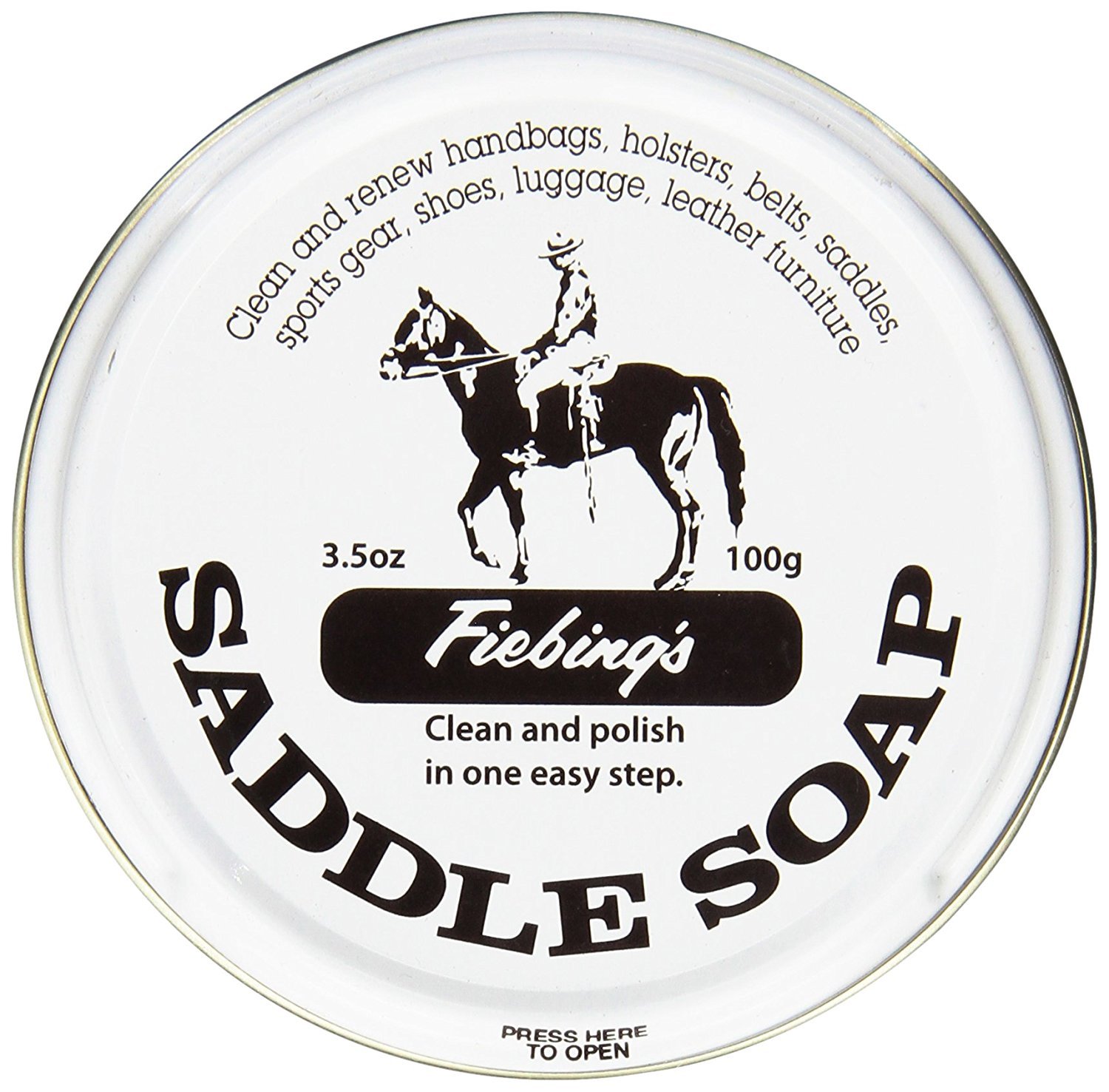 Fiebing's Saddle Soap Leather Cleaner WHITE 3.5oz