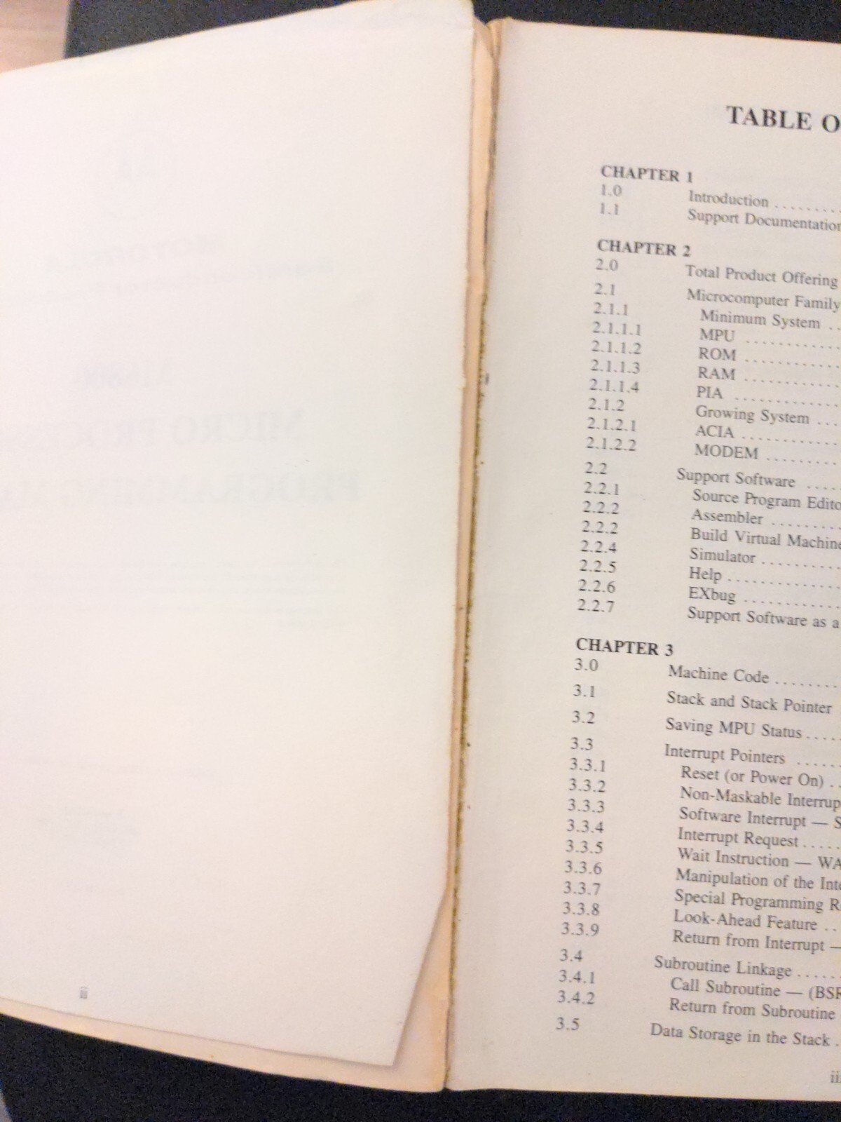 Motorola Microprocessor Course M6800 Manual