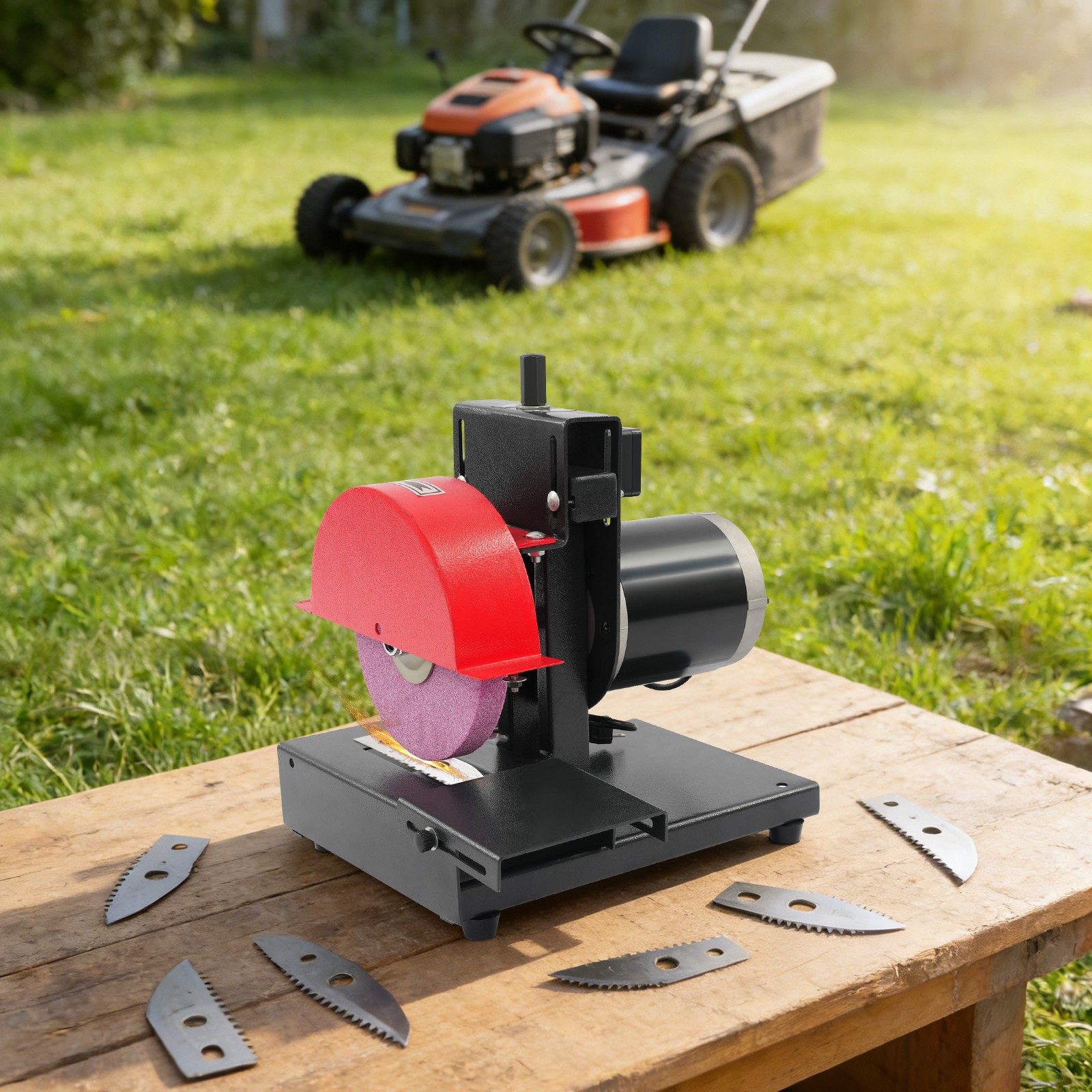 Adjustable Lawn Mower Blade Grinder, Eletric Lawn Mower Blade Sharpener