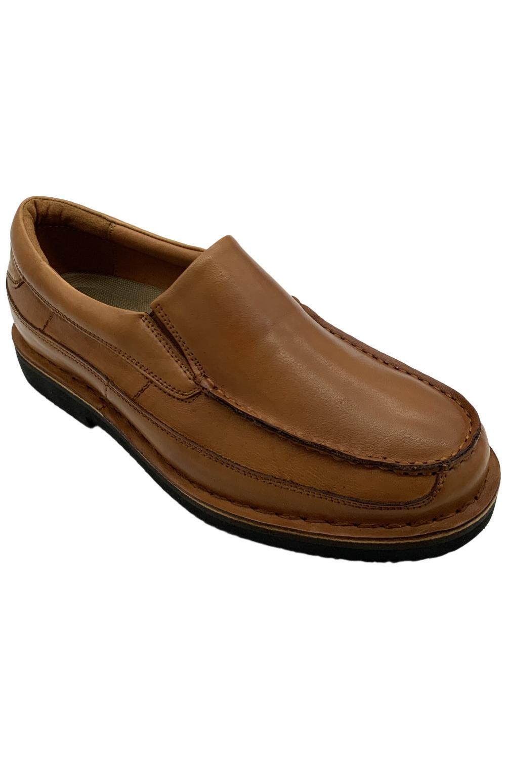 Propet Men's Flynn Dress Shoe Loafers Tan