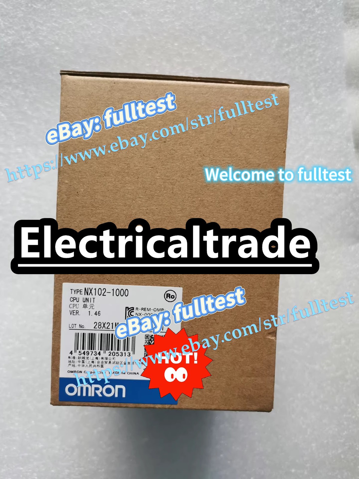 OMRON NX102-1000 CPU Unit NX1021000 PLC Module Fast shipping -fulltest