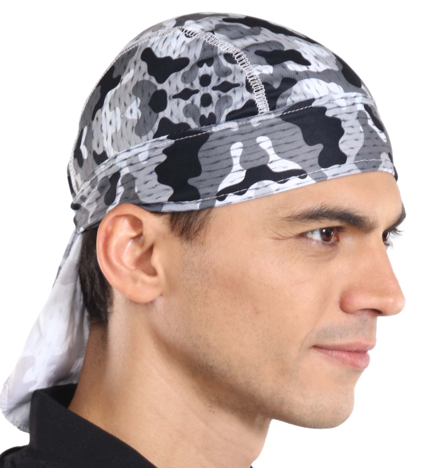 Cooling Helmet Liner Do Rag Skull Cap for Motorcycle Running Cycling Outdoor