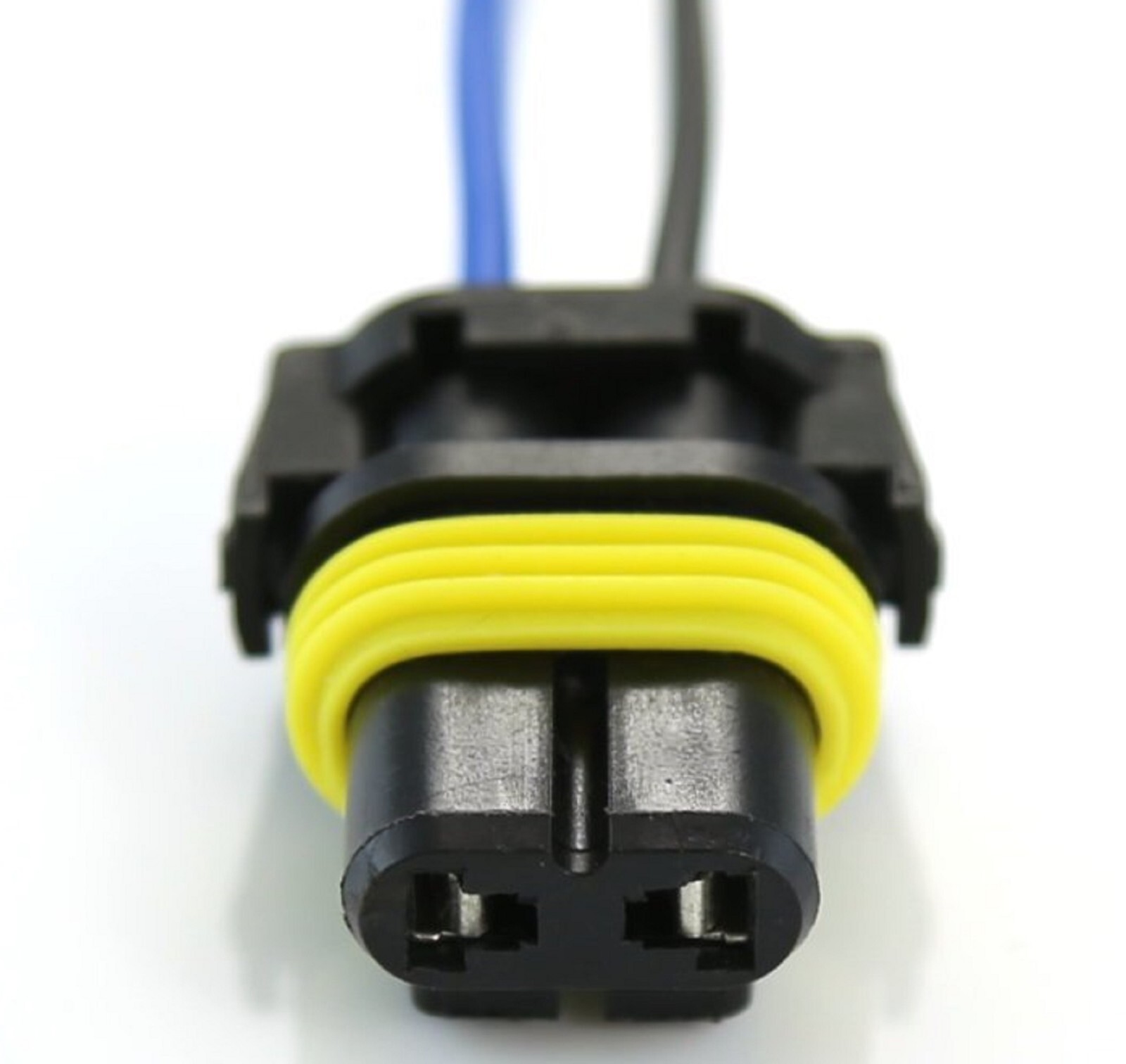 Extension Wire Pigtail Female 9012 HIR2 Two Harness Head Light Bulb Socket Plug