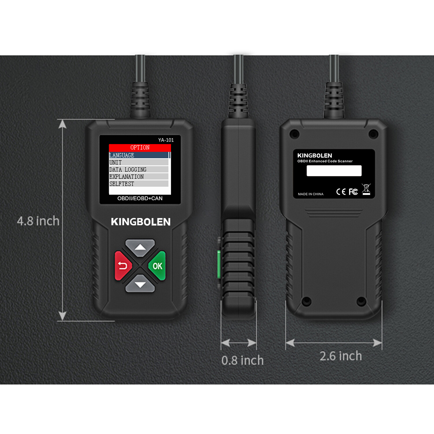 Automotive OBD2 Diagnostic Scanner Car Check Engine Light Tool OBD Code Reader