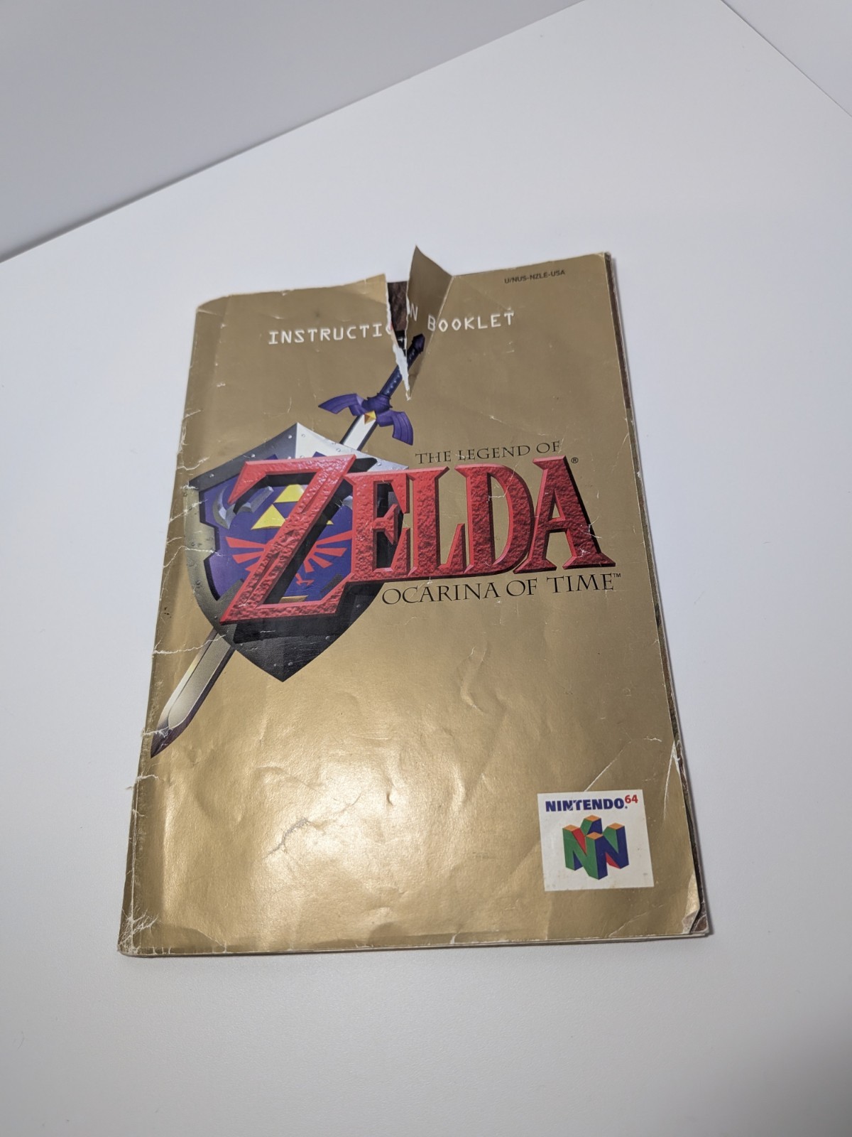 Nintendo 64 N64 The Legend Zelda Ocarina Of Time Instruction Booklet Only