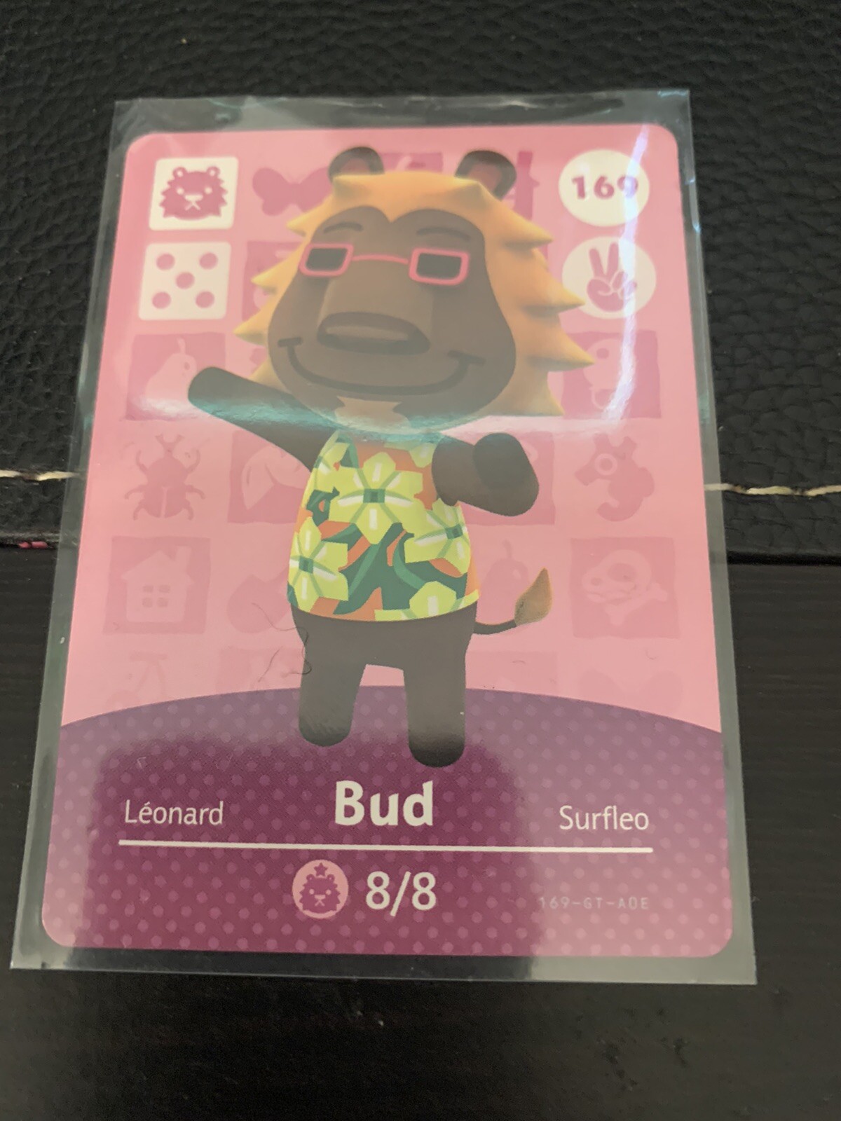 Authentic Animal Crossing Amiibo Card Series 2 Bud 169 NEVER SCANNED (MINT!)