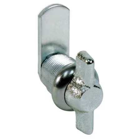 Compx Fort Mfwtt058 Keyless Wing-Handle Cam Locks, Bright Nickel, 15/64 In For