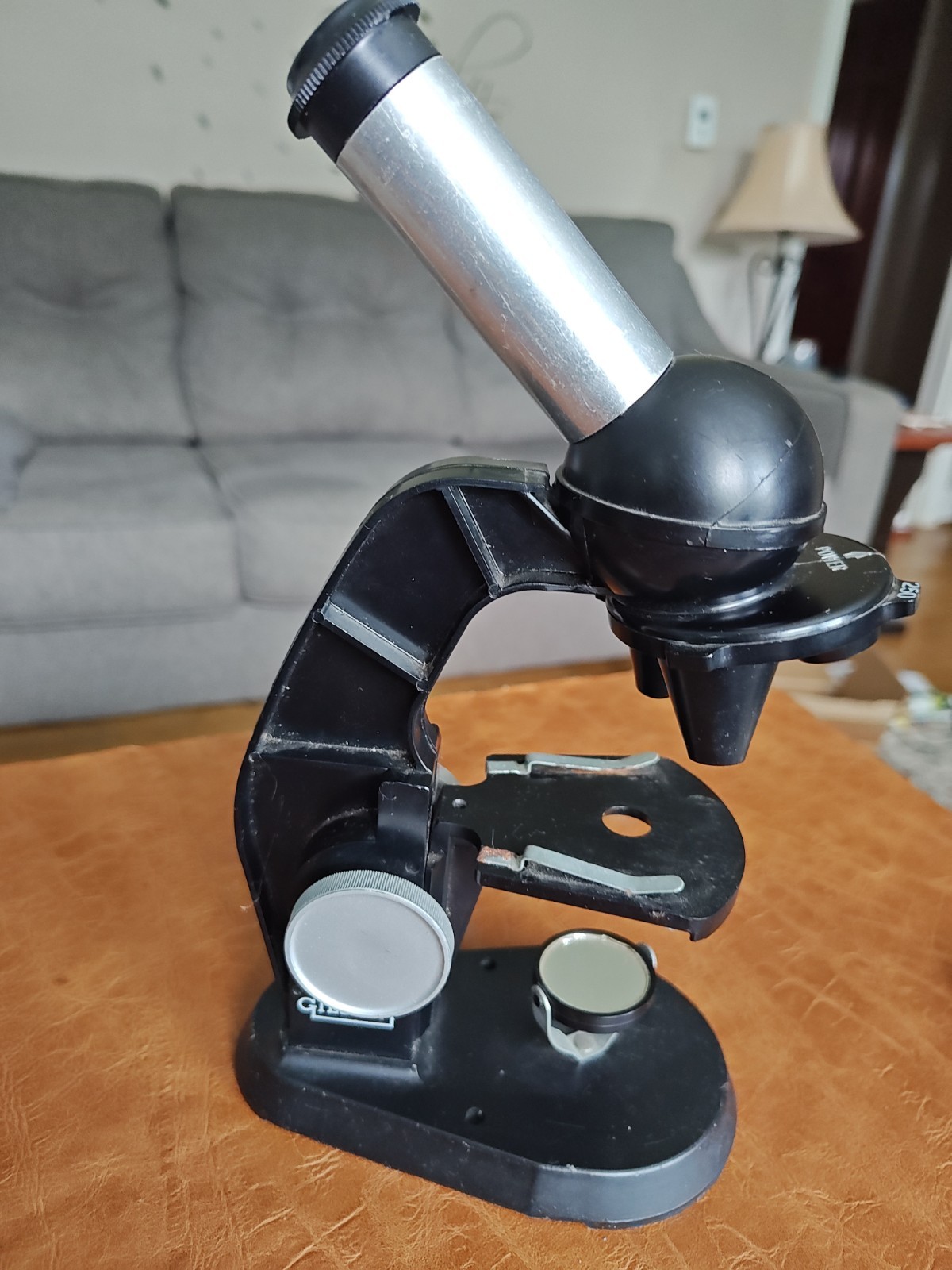 Vintage "GILBERT" MICROSCOPE New Haven CT