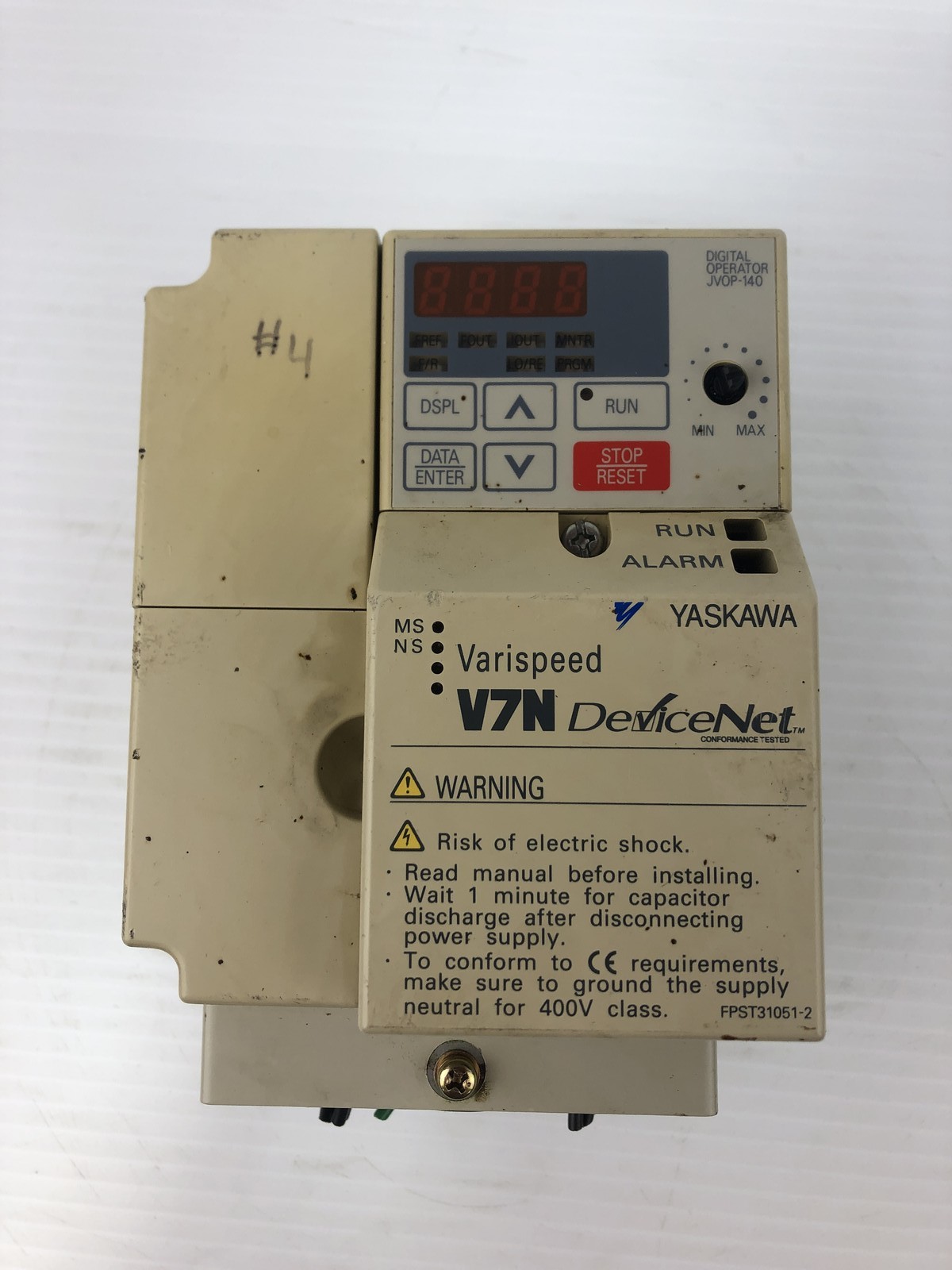 Yaskawa CIMR-V7NU40P2 Varispeed V7N DeviceNet Drive
