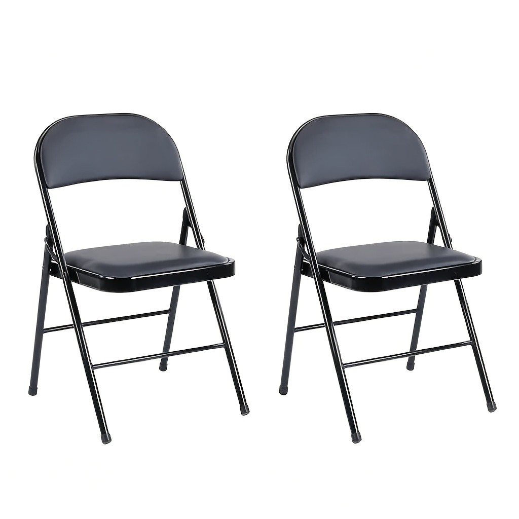 2/4Pcs Office Plastic Folding Chair