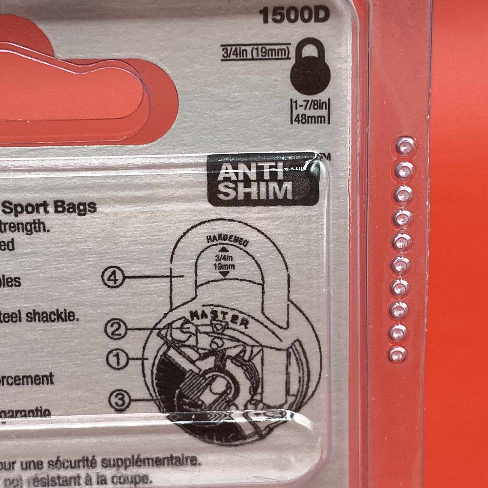 Master Lock Combination Lock 1500D 1-7/8" **FACTORY SEALED** Fast Shipping 🔒