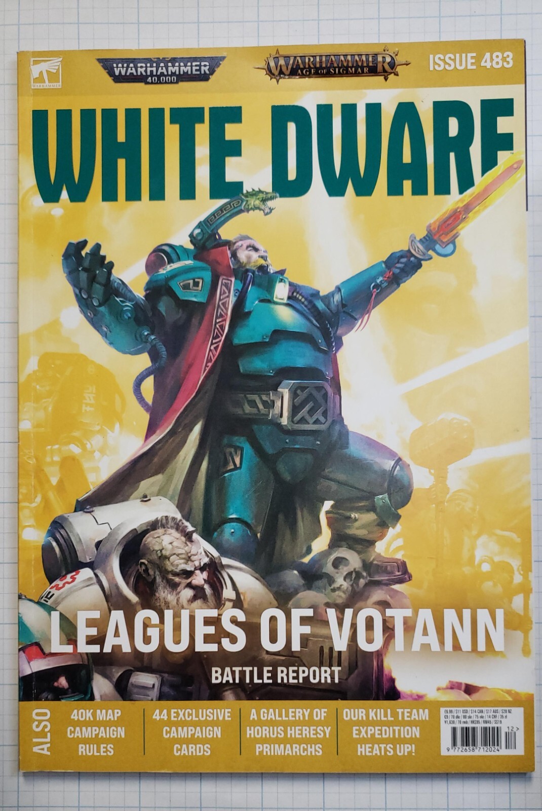 White Dwarf 483 Bunker Club Corvus Cabal Flashpoint Nephilim 30k Artillery USED