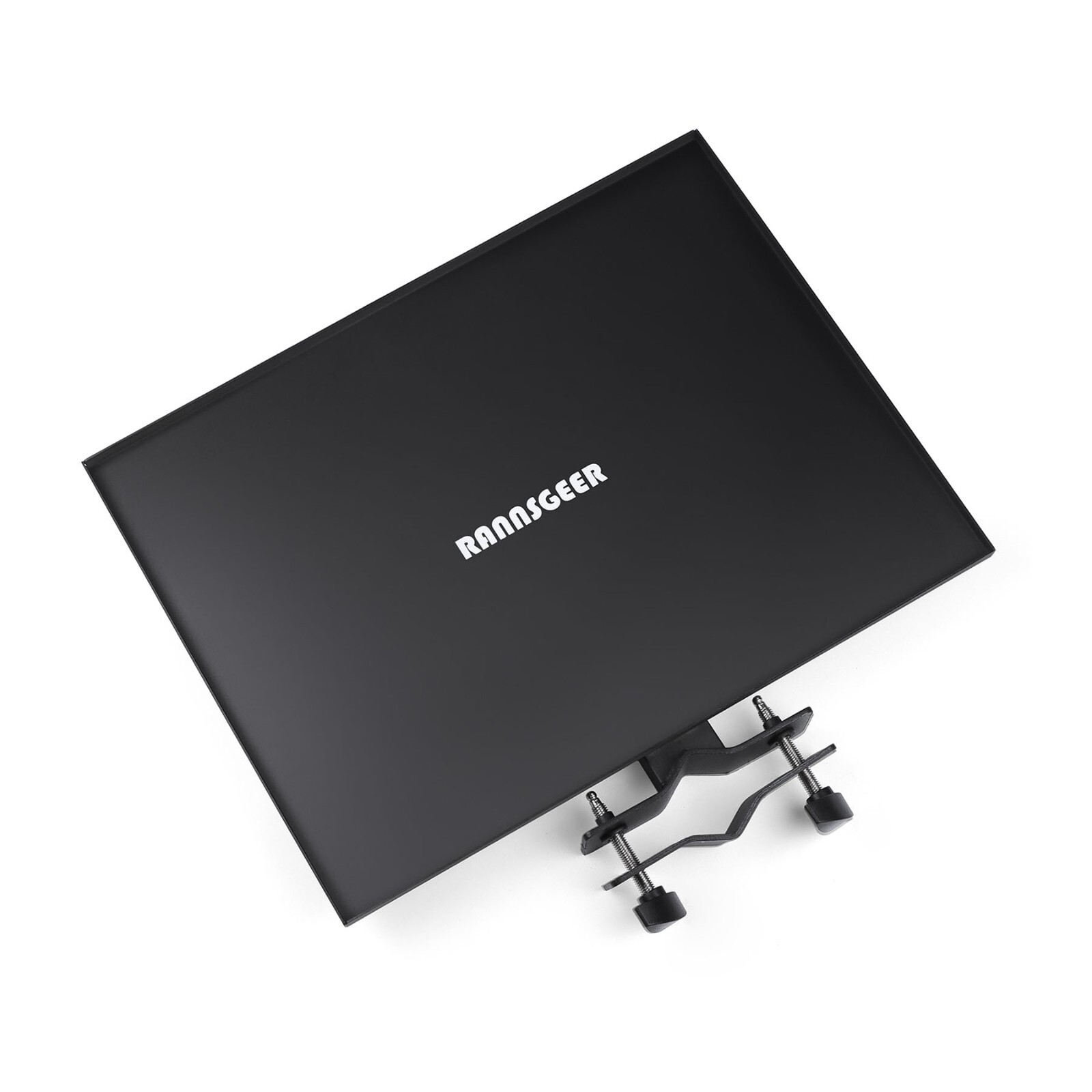 12x16 Large Speaker Stand Tray Clamp-On Projector Laptop Holder Metal Shelf Pad