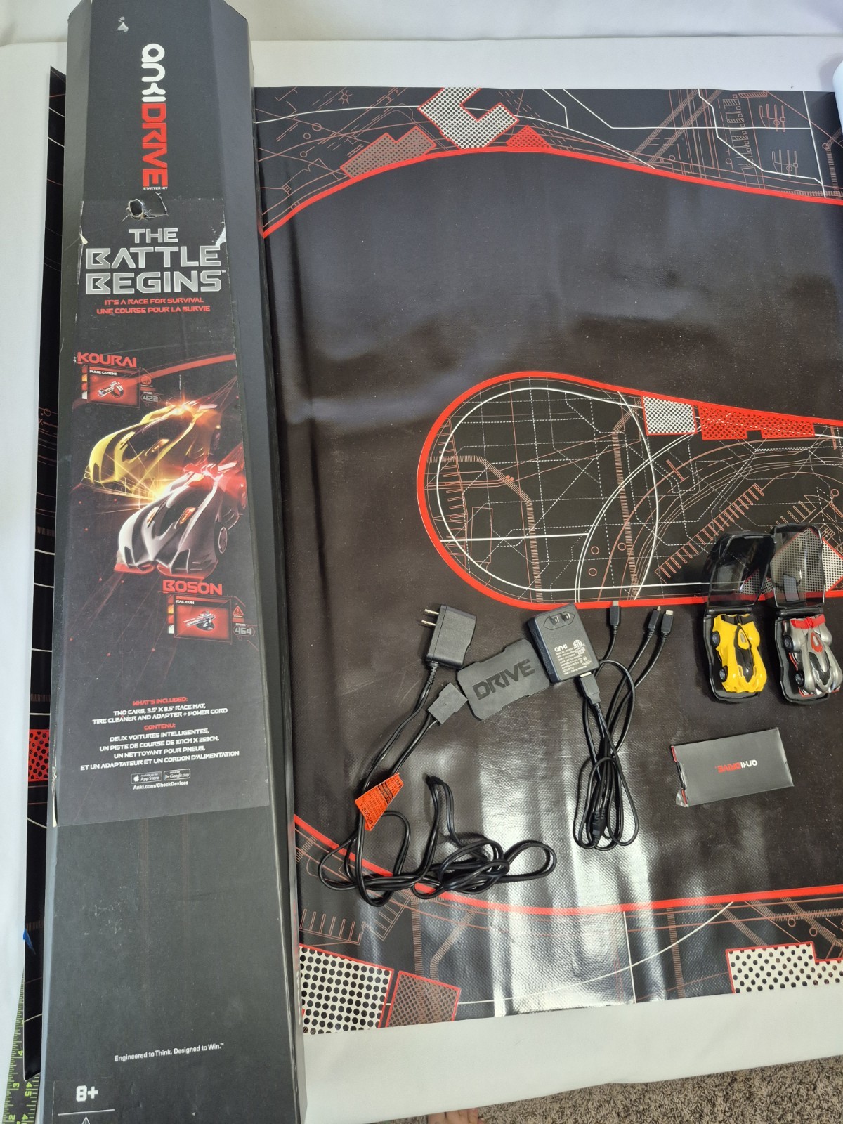Genuine Anki Drive Bluetooth Battle Smart Device Racing Starter Kit (2 Cars)