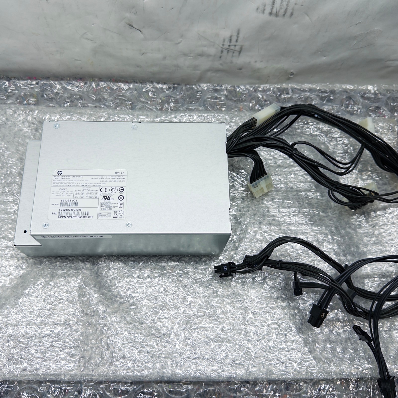 HP Workstation Z4 Z6 1000W Power Supply PSU D15-1K0P1A 851383-001 D1K0E001H