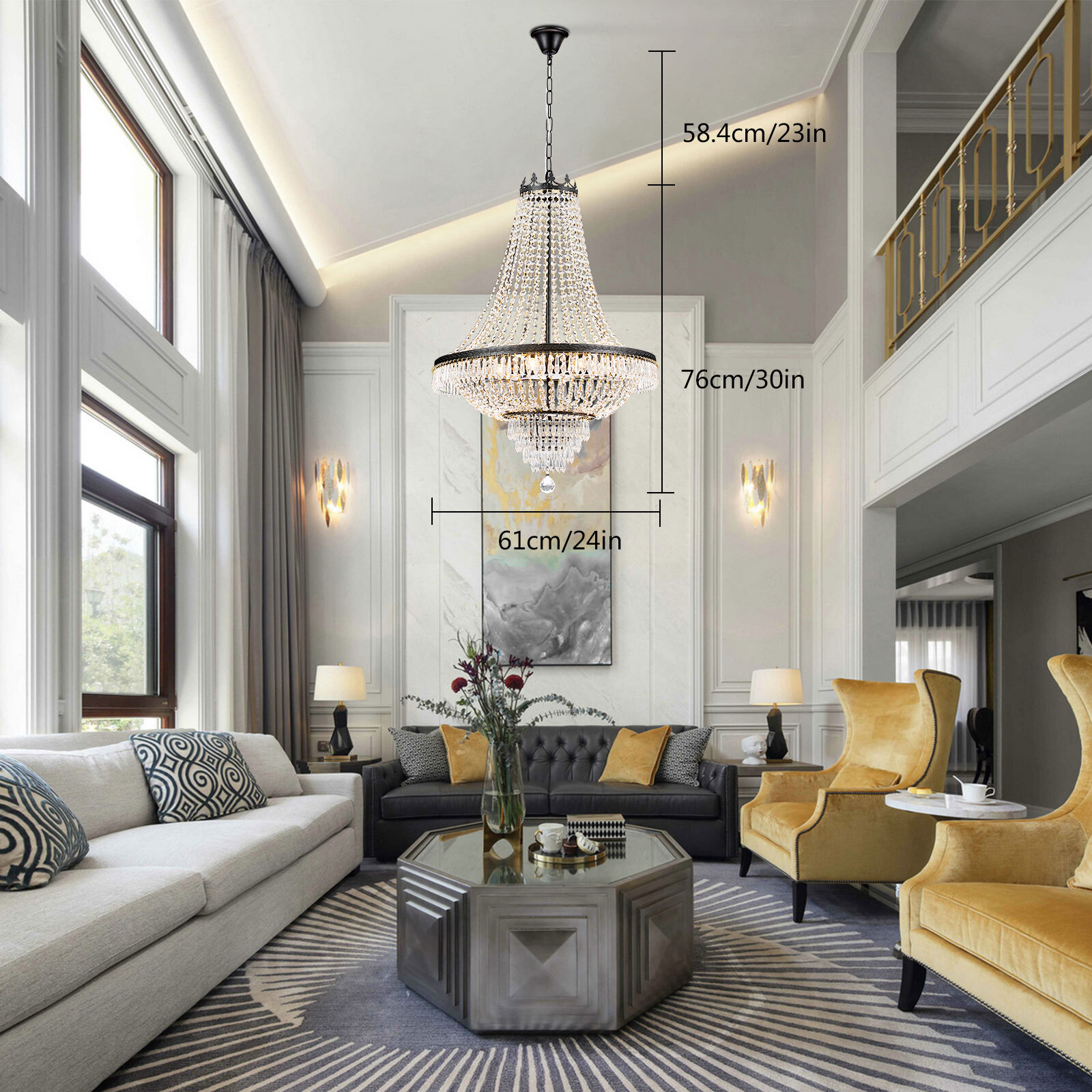 Modern 9-Light French Empire Country Foyer Chandelier Pendant Lamp Lighting New
