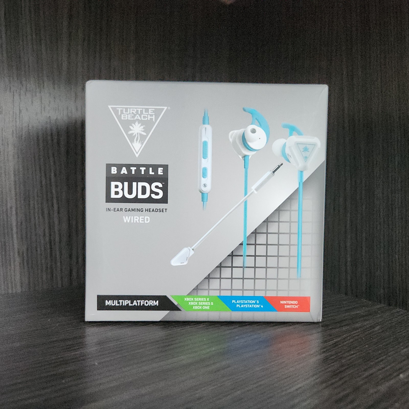 Turtle Beach Battle Buds In-ear Gaming Headset Wired White/Teal Earbuds