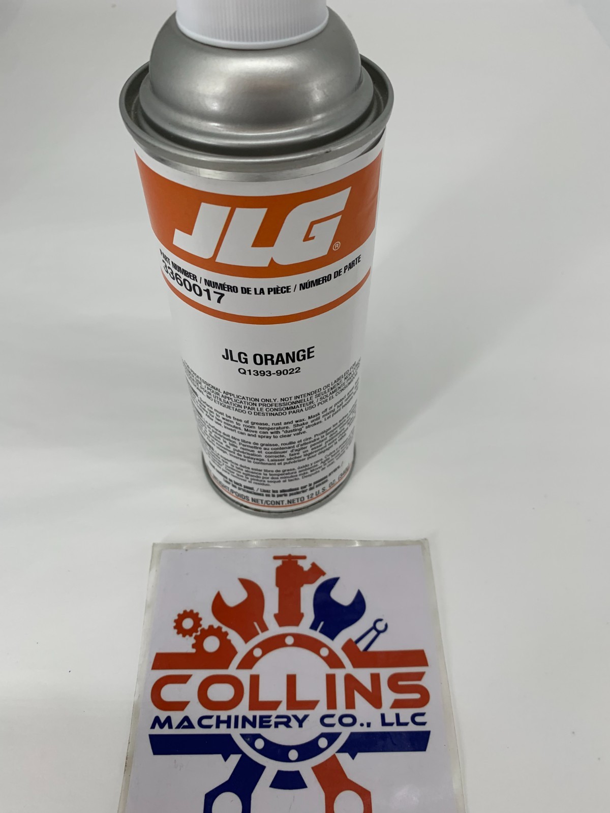 JLG 3360017 JLG OEM Aerosol Orange Q1393-9022 Touchup Spray Paint 12 US Oz.