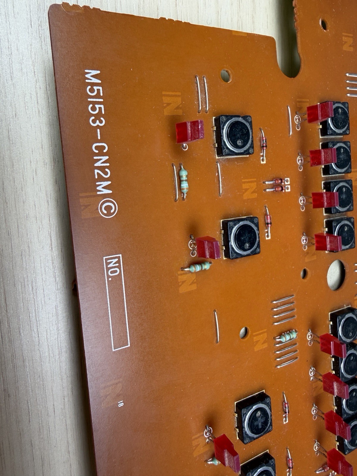 casio keyboard cz-5000 M5153 CN2M Circuit Board Part