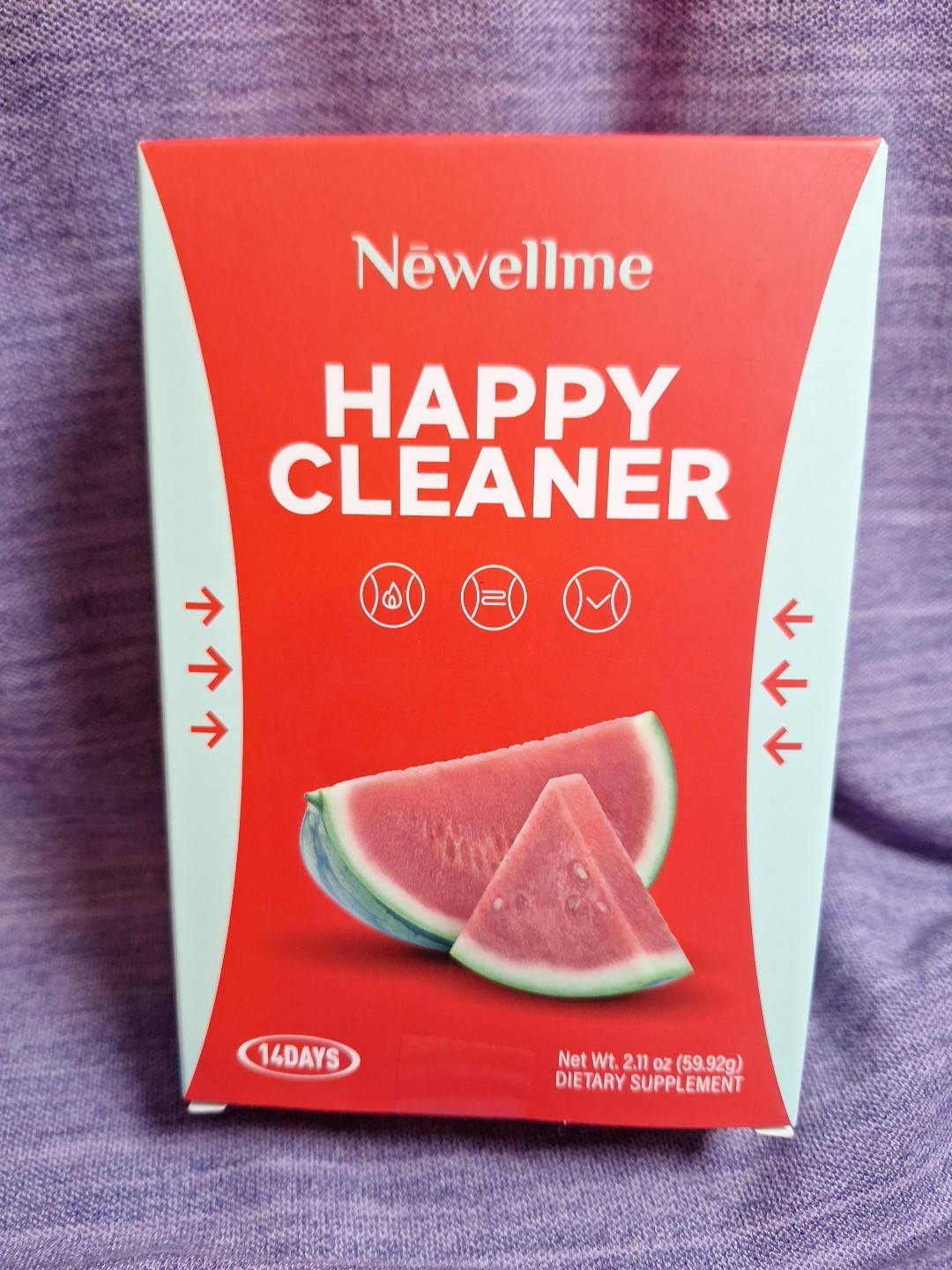 Happy Cleaner Superfood Powder – Sugar-Free Watermelon Drink Mix Cleanse Digesti