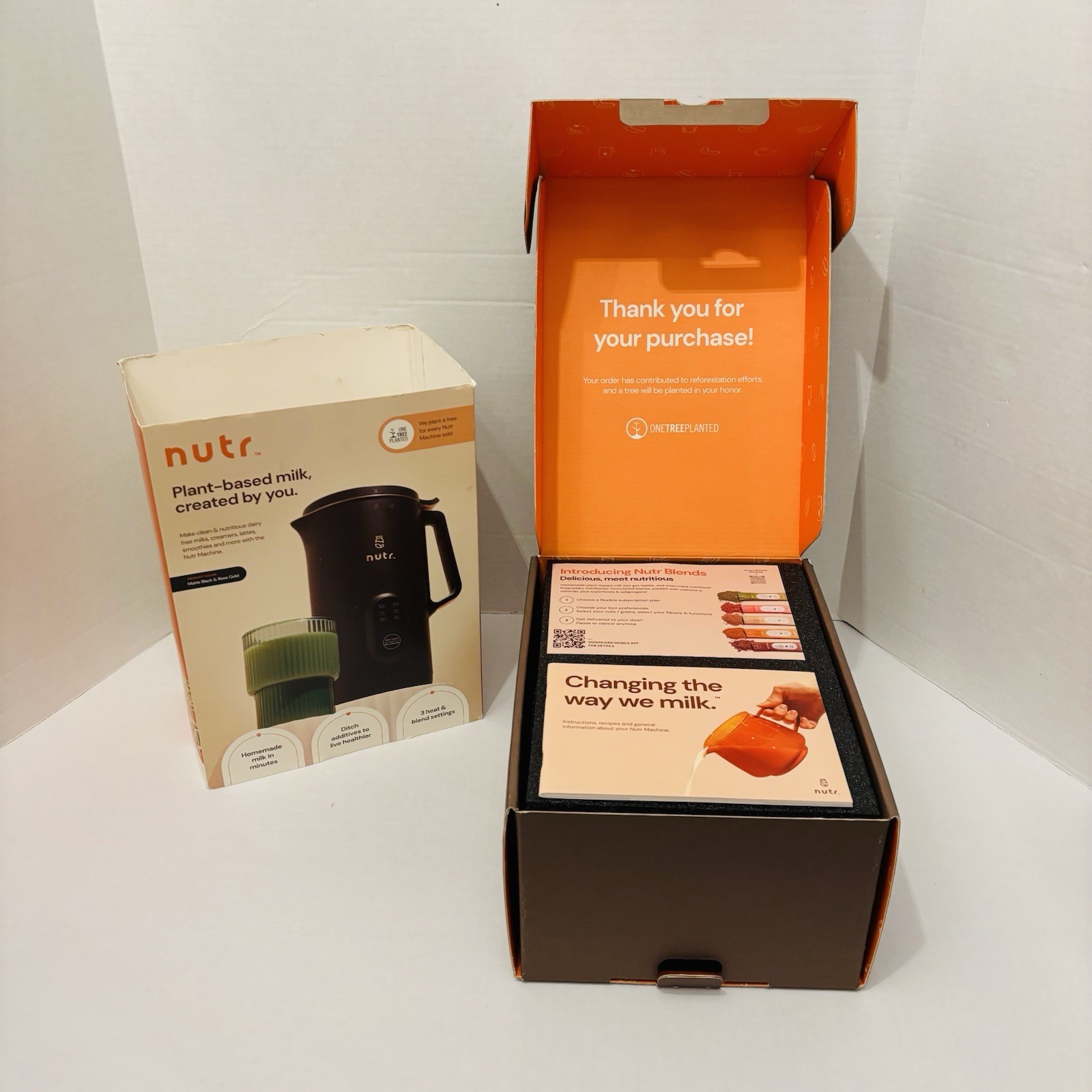 Nutr Dairy Free Nut Milk Machine - Plant-Based Matte Black Non GMO Tested Works!