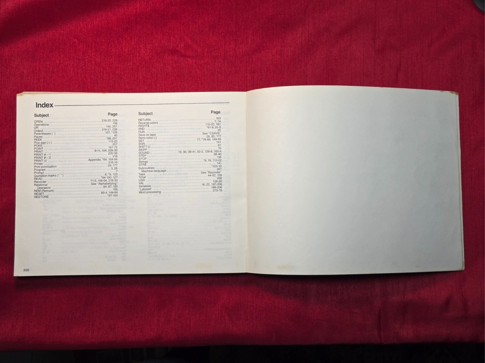 Radio Shack Getting Started with Color BASIC TRS-80 Color Computer 2 Manual 1981