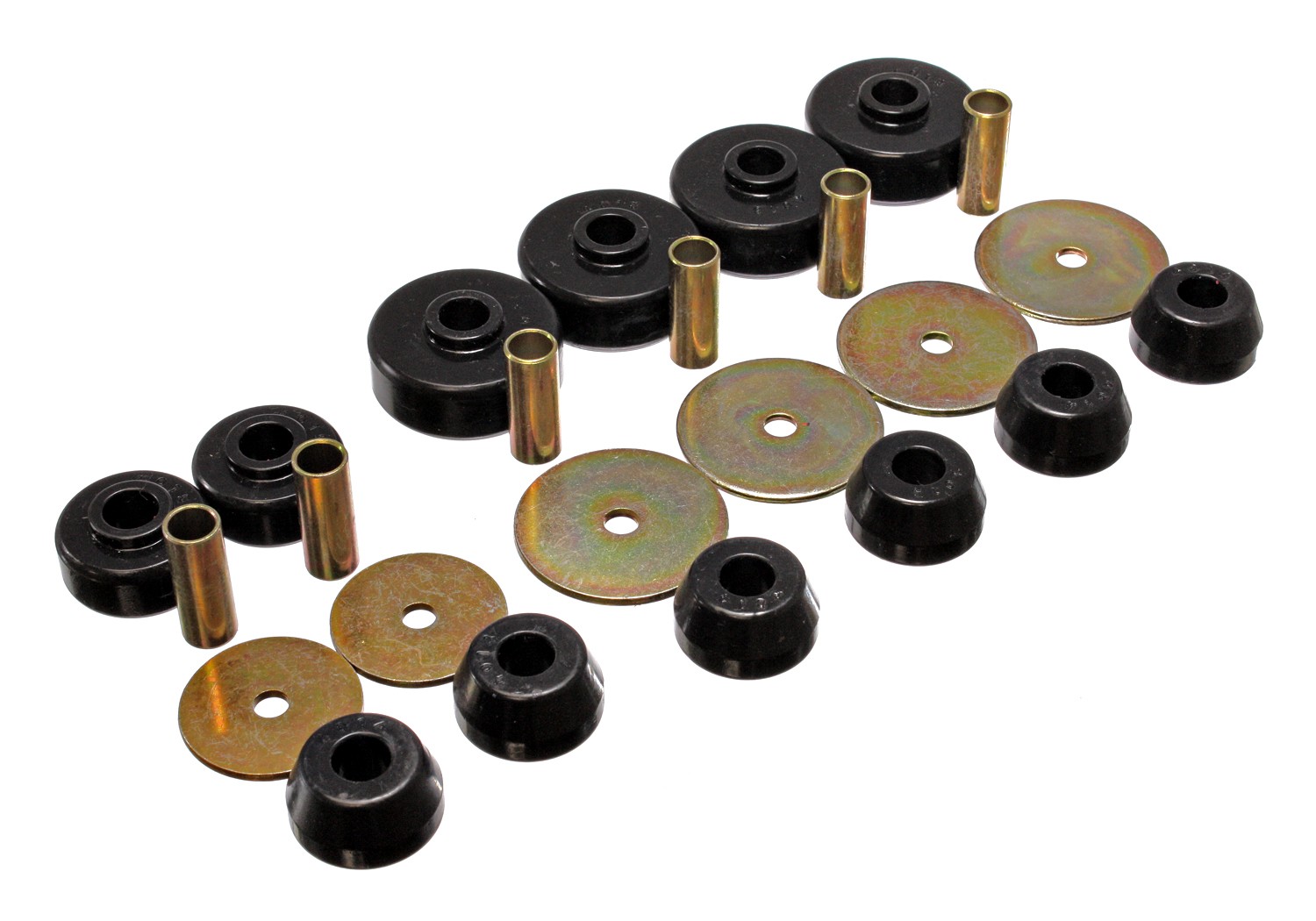Energy Suspension 8.4101G Body Mount Set - Black For 1979-1988 Toyota Pickup