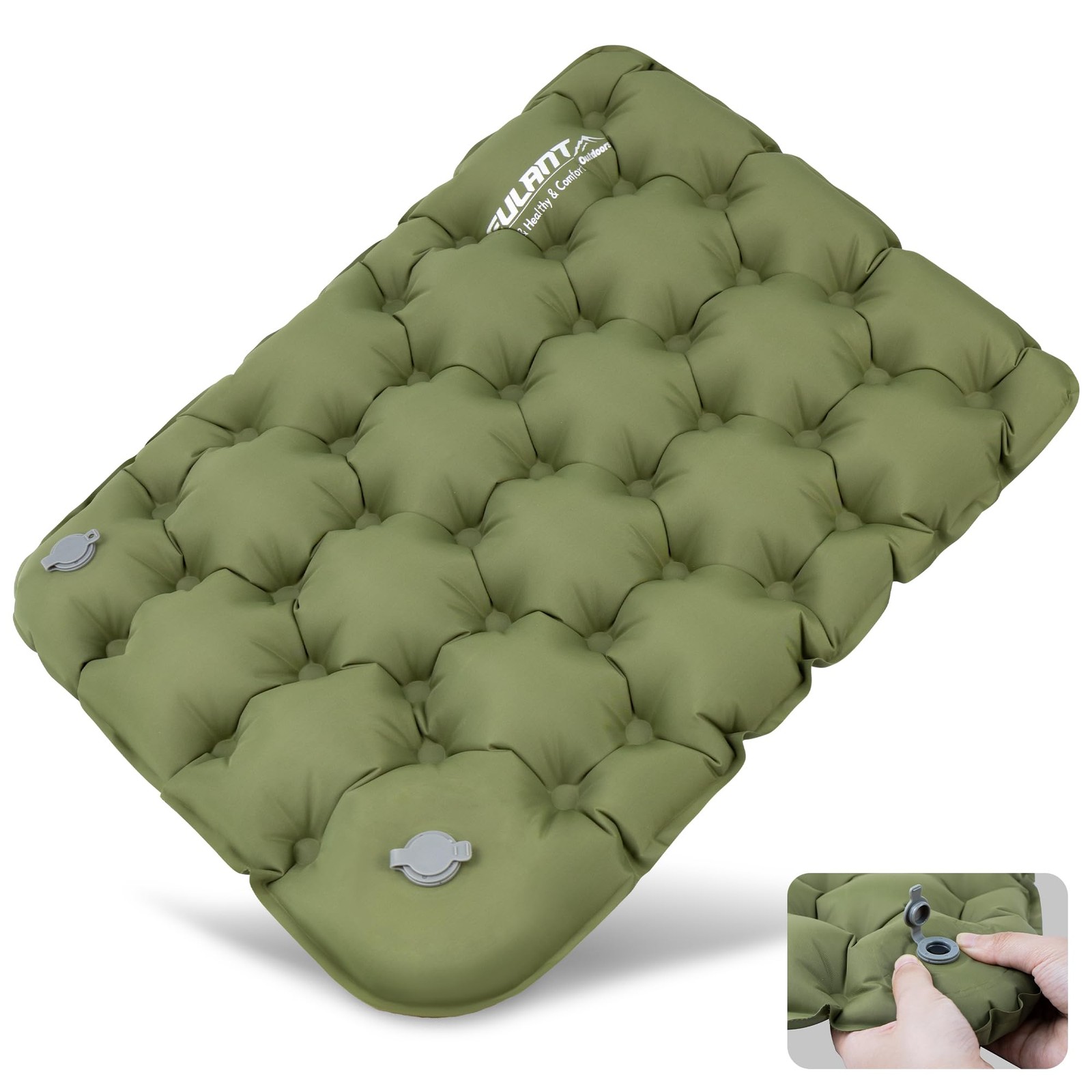 Inflatable Seat Cushion for Camping, Travel, Stadiums, Hiking, and Office