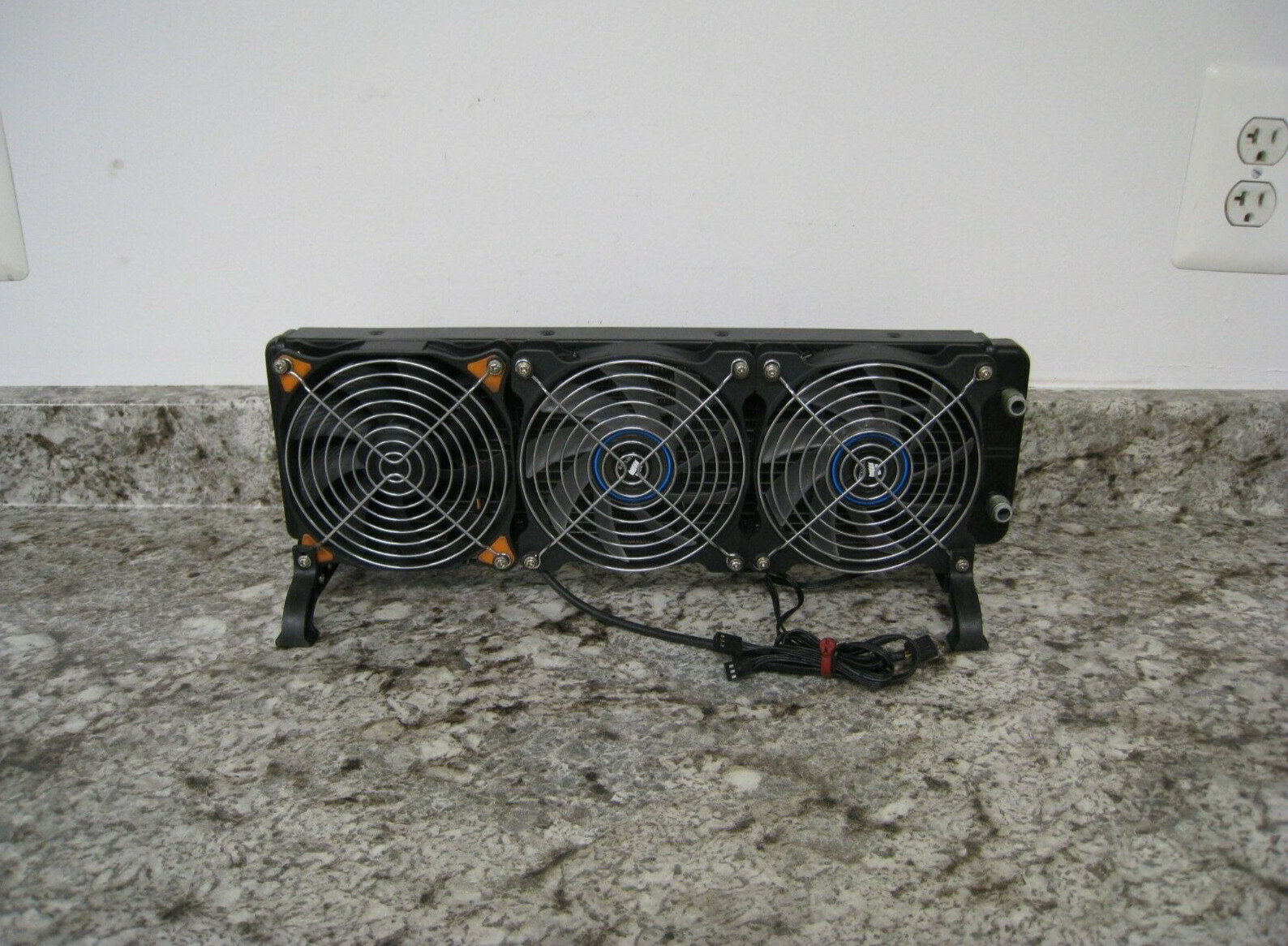SysCooling Bitcoin Miner 3 x 120MM Fan Water Cooling Aluminum Radiator Assy Used