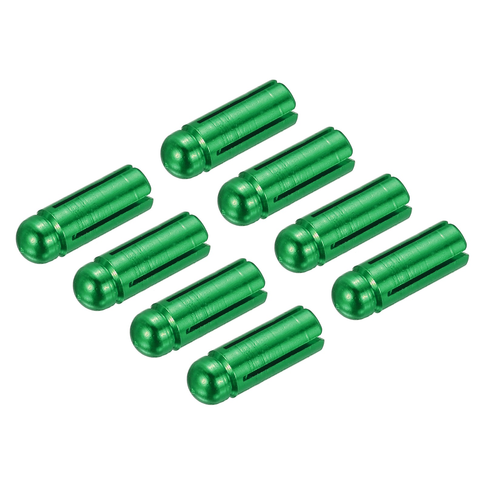 8pcs Dart Flight Protectors Aluminum Alloy Dart Wing Protectors Green