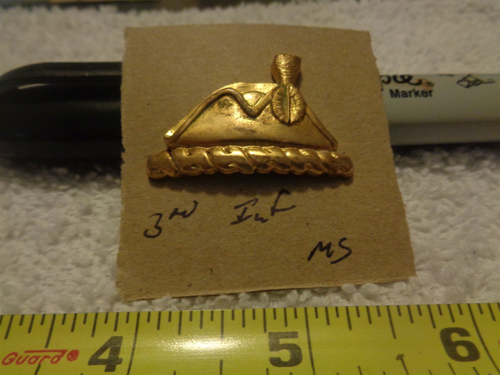 3rd Infantry Meyer Shield Unit Crest, DI, DUI (DRAW#10)