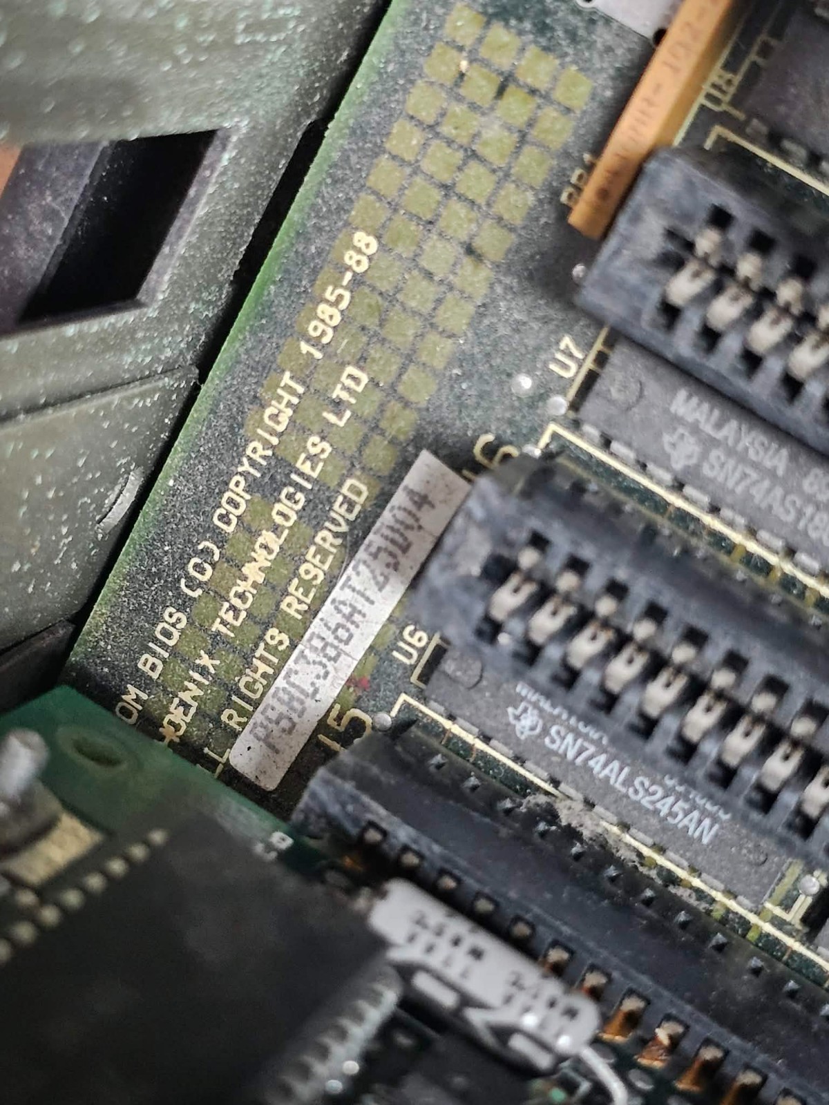 Retro Vintage IBM PC AT 5170 Desktop Computer Posts Upgraded 386 Intel Board