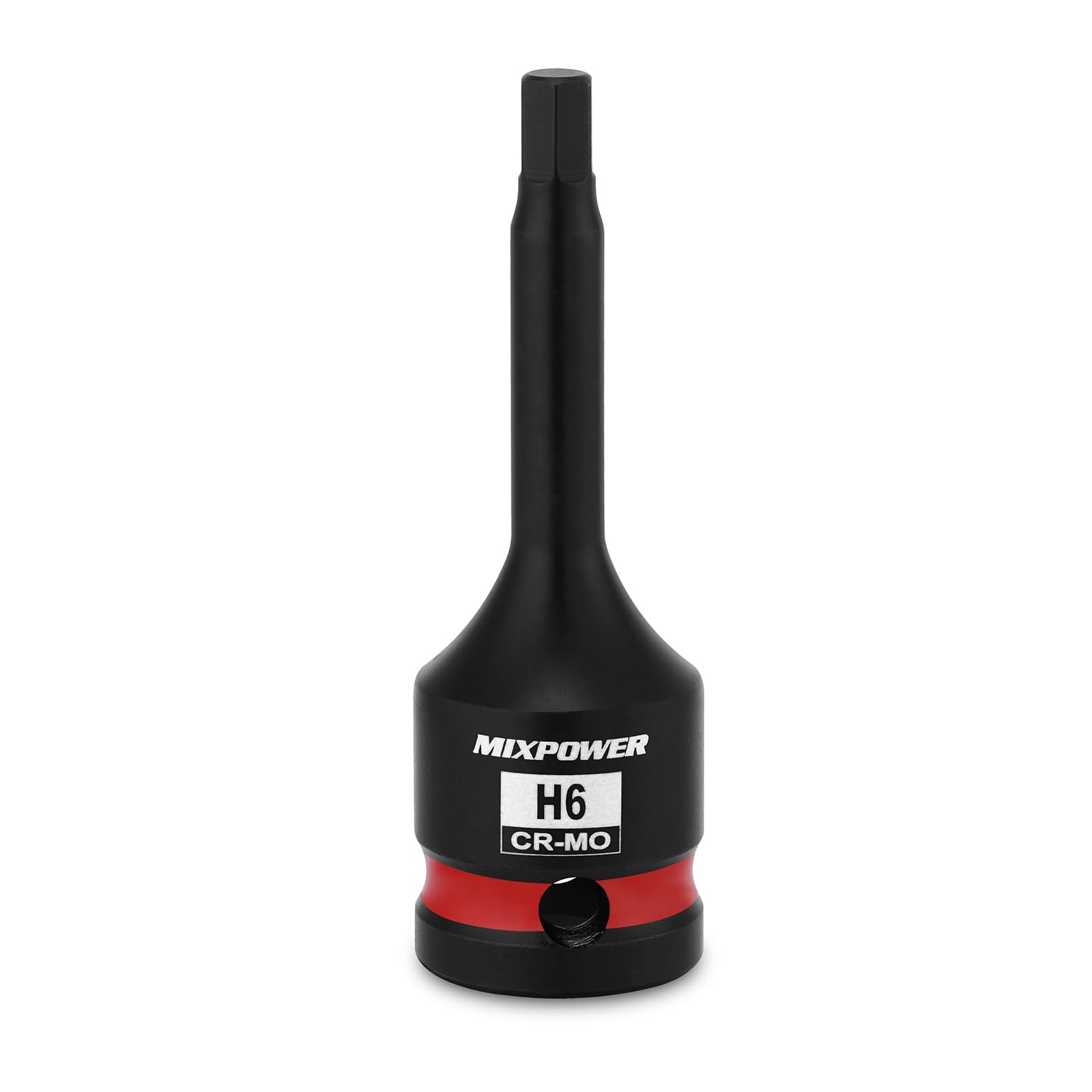 MIXPOWER 1/2" Drive 6mm Hex Impact Bit Socket, Allen 1/2"Dr.6mm