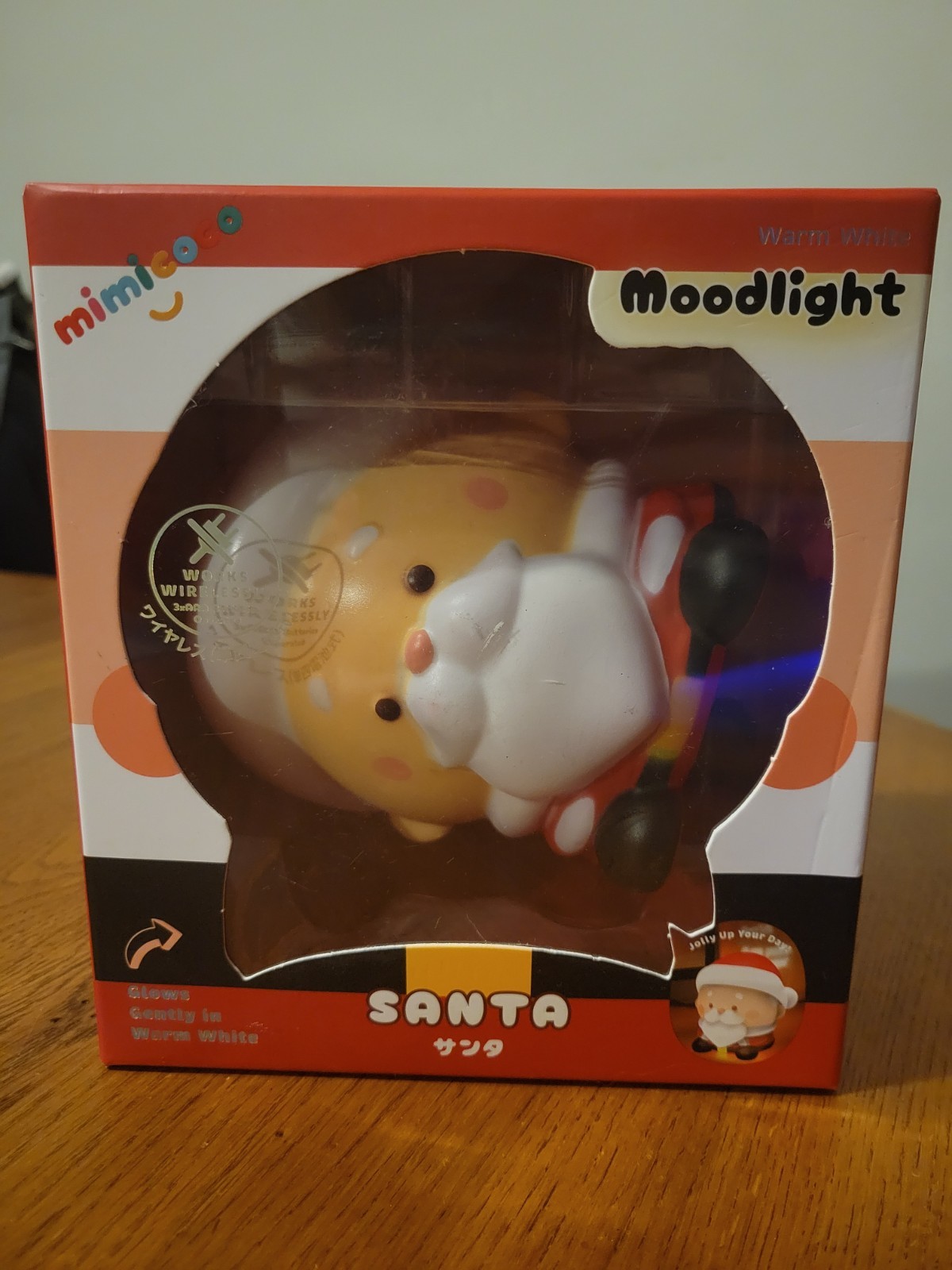 Mimicoco Santa Mood Light Warm White Wireless LED Christmas Lamp New