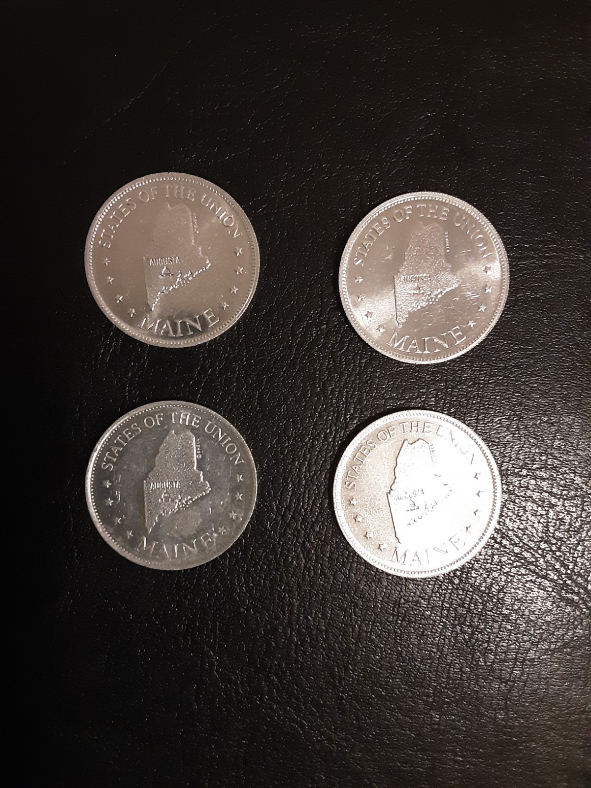 Maine Shell's coin game / Lot of 4