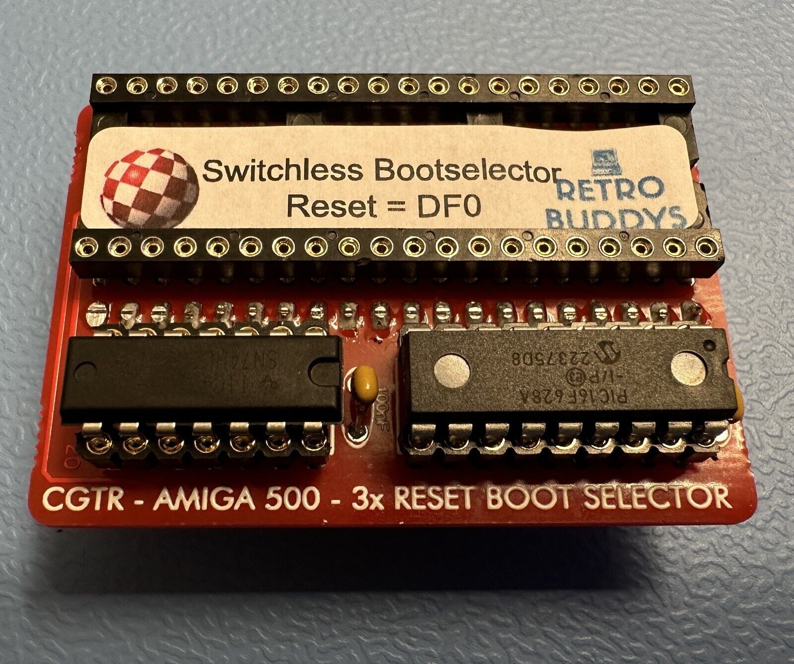 Amiga boot selector DF0 / DF1 without switch! DF0 Version