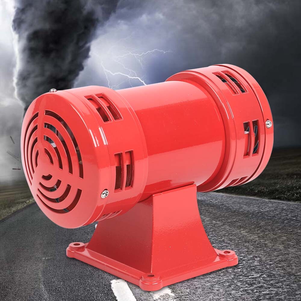110V Industrial Air Raid Horn Type Loud 140db Air Raid Sound Siren Alarm Kit US